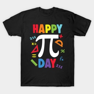 3.14 happy PI Day Pie Day Pi Symbol For Math Lovers and Kids T-Shirt